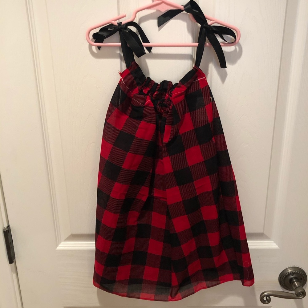 Plaid checkered dress